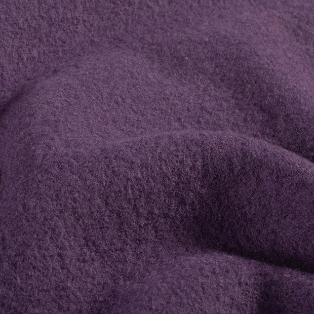 Paño de lana tela Unicolor Aubergine