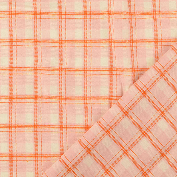 Flannel fabric Old Pink 