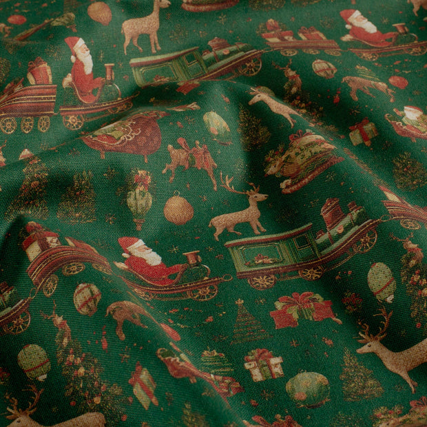 Cotton Poplin fabric Christmas 