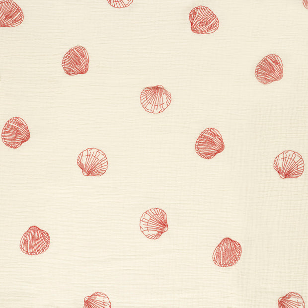 Muslin fabric Red 