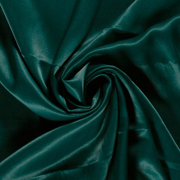 Viscose Satin fabrik Uni Petrol