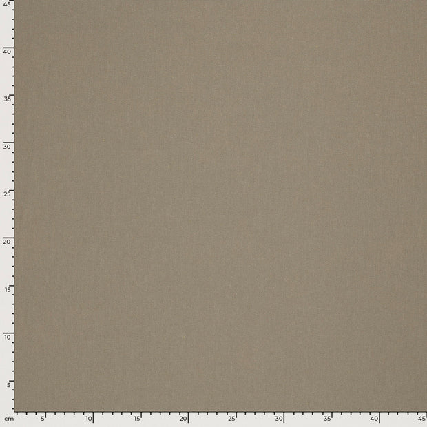 Woven Viscose Linen fabric Unicolour Taupe Grey