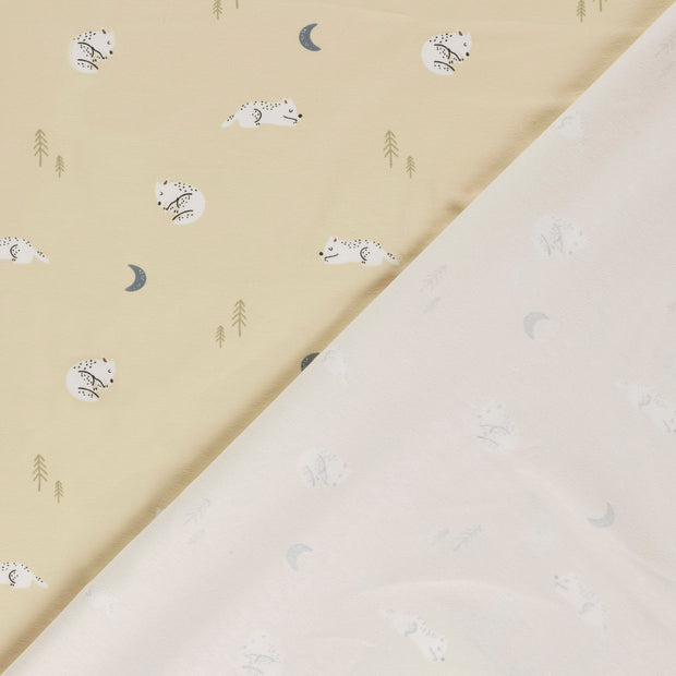 Jersey fabric Animals printed 
