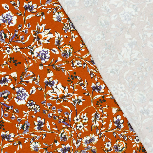 Viscose Jersey fabrik Blumen bedruckt 