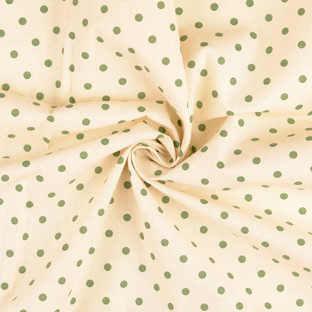 Cretonne fabric Apple Green 