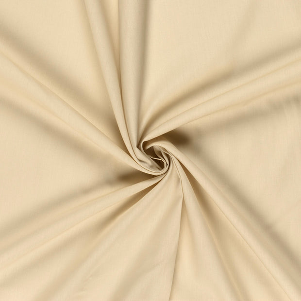 Baumwolle Popeline GOTS fabrik Beige 