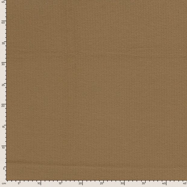 Poly Viscose Jersey fabric Unicolour Camel
