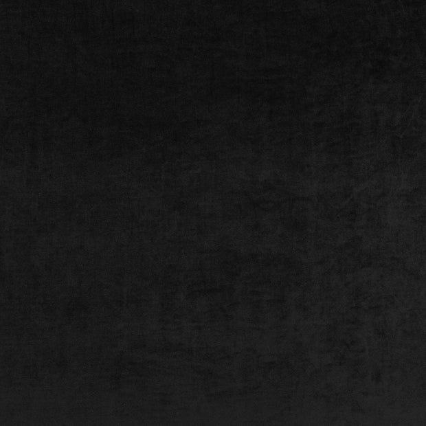 Nicky velours fabric Black soft 