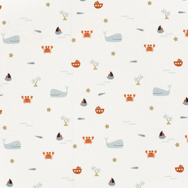 Swimwear Jersey UPF50 Recycled fabrik Wollweiß 