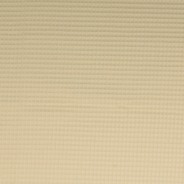 Waffle piqué fabric Unicolour Nude