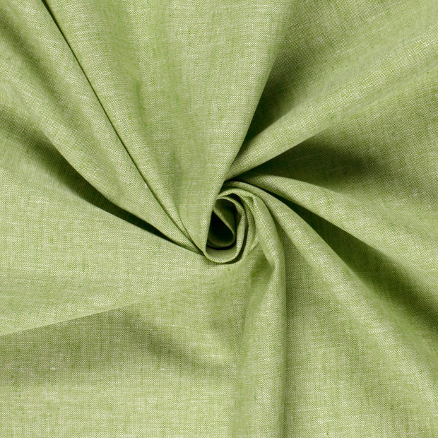 Chambré tela Melange Verde lima