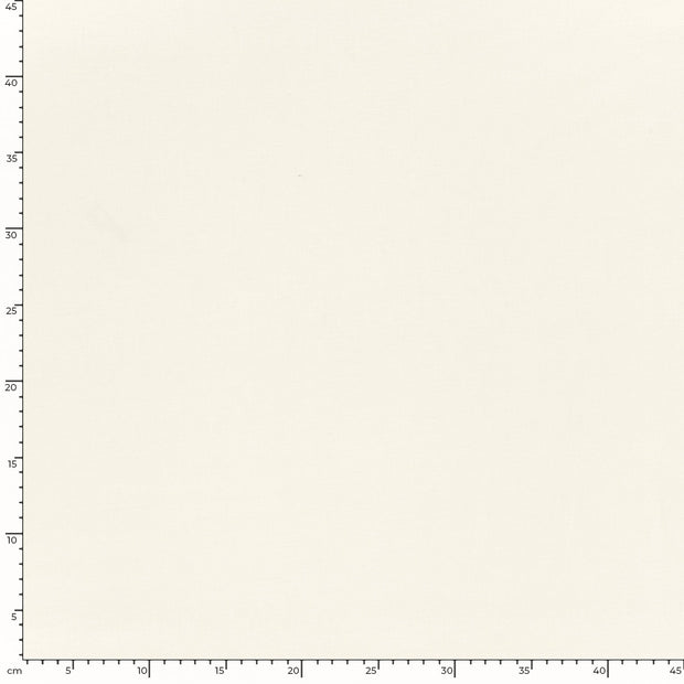 Cretonne fabric Unicolour Off White