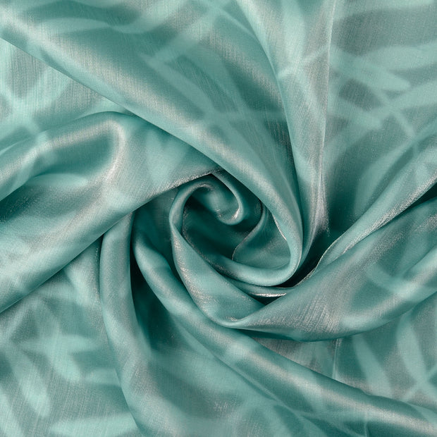 Viscose Satin fabric Turquoise 