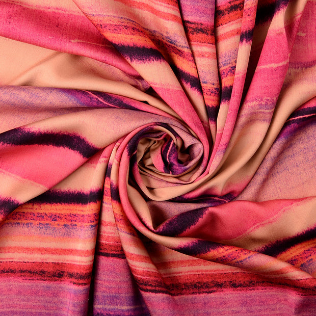 Viscose Satin fabric Coral 