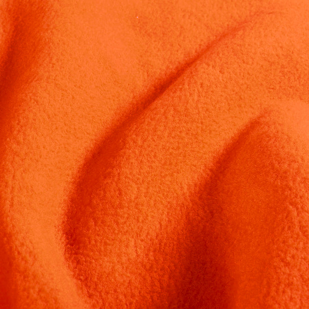 Polaire tissu Unicolore Orange