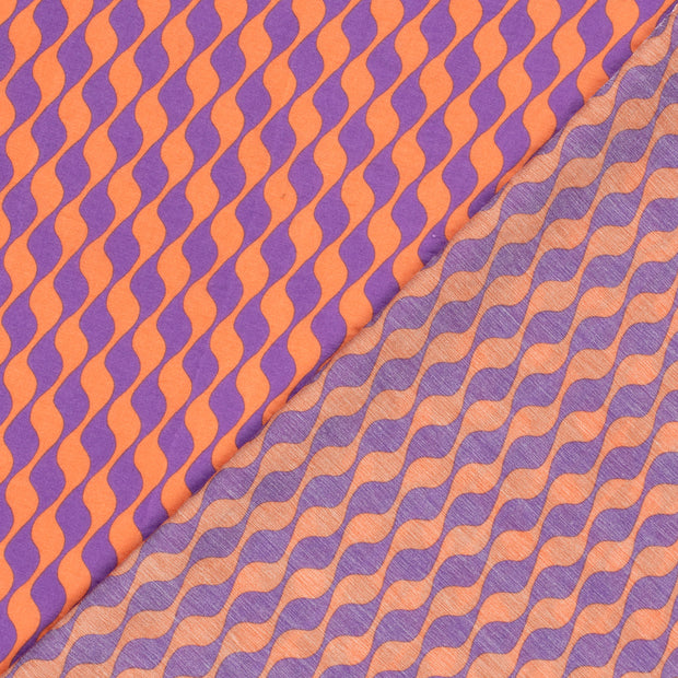 Viscose Nylon Twill fabrik Abstrakt bedruckt 