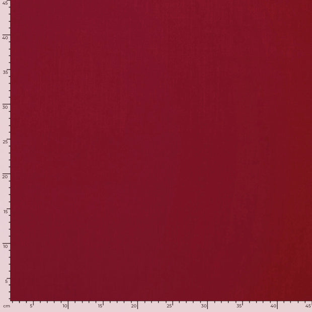 Viscose Poplin fabric Unicolour Dark Red