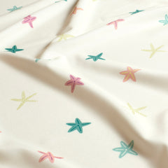 Swimwear Jersey UPF50 Recycled digital printed Dots Off White
