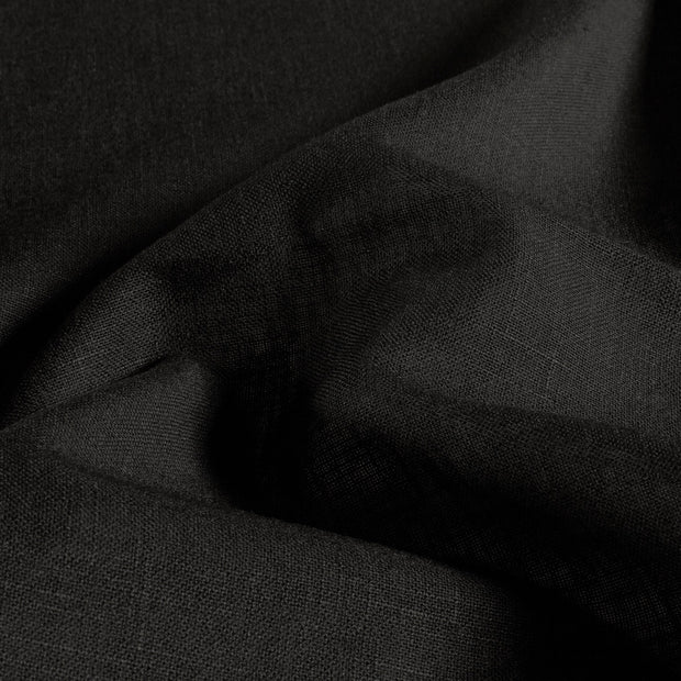Woven Polyester fabric Unicolour Black