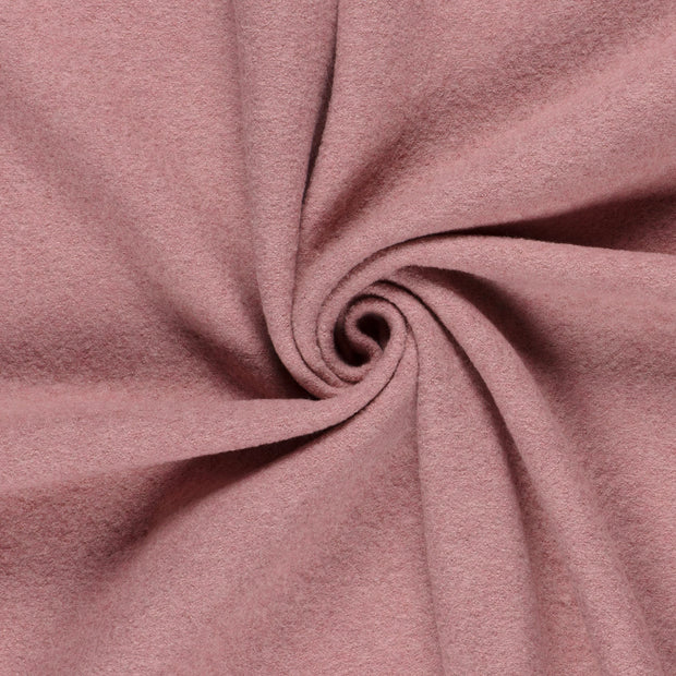 Paño de lana tela Mauve claro 