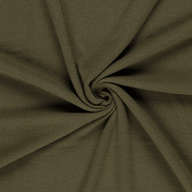 Poly Viscose Jersey fabrik Taupe Grau 
