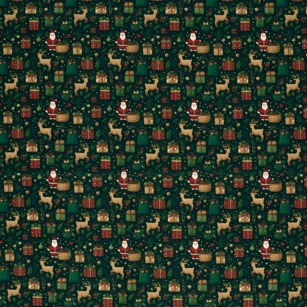 Cotton Poplin fabric Navy 