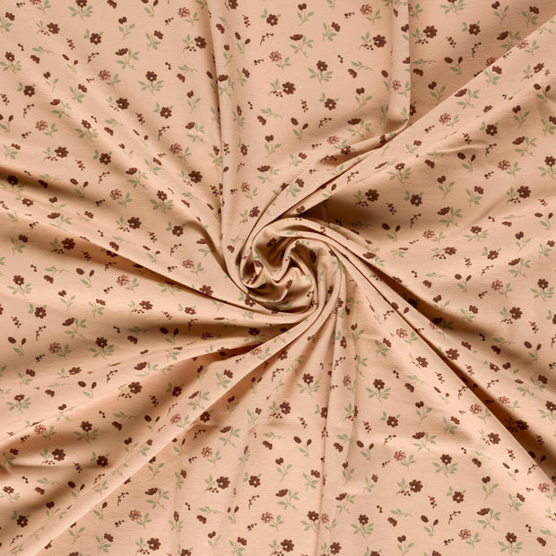 Jersey fabric Nude printed 
