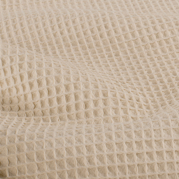 Waffelpiqué fabrik Uni Ivory