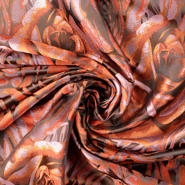 Jacquard fabric Orange 
