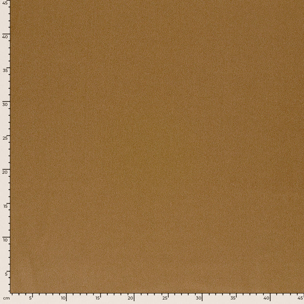 Satin Velvet tela Unicolor Ocre