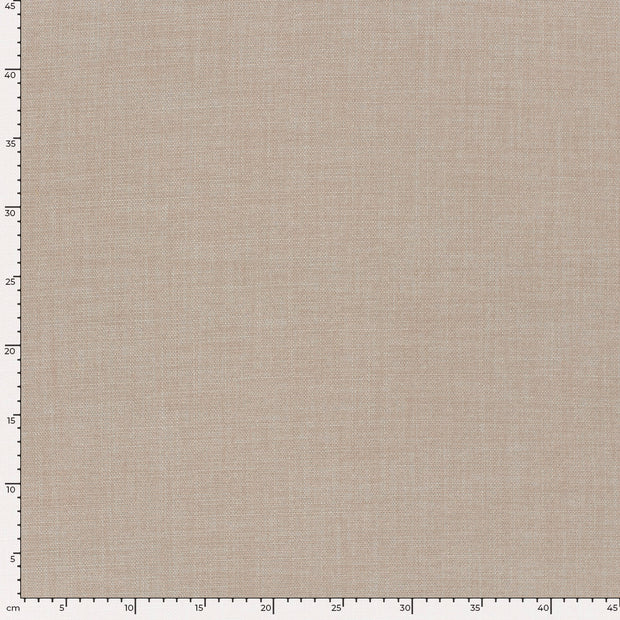 Linen Look fabric Unicolour Light Grey