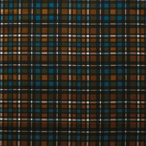 Flannel fabric Brown 