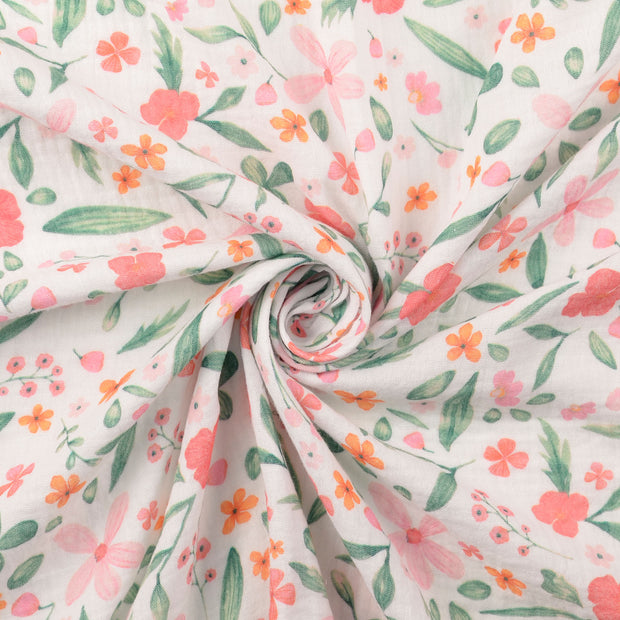 Double gaze tissu Multicolore 