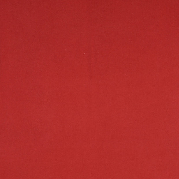 Viscose Poplin fabrik Uni Rot