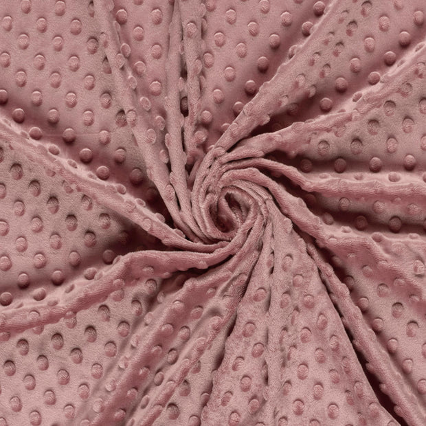 Minky tissu Mauve 