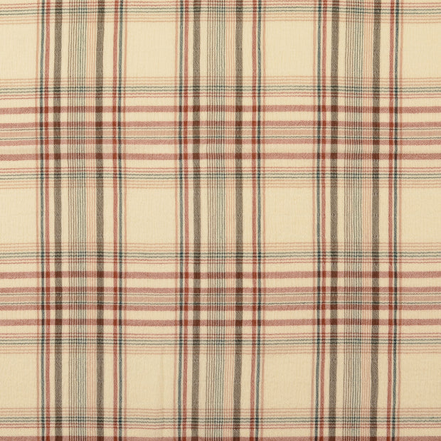 Voile tissu Carreaux 