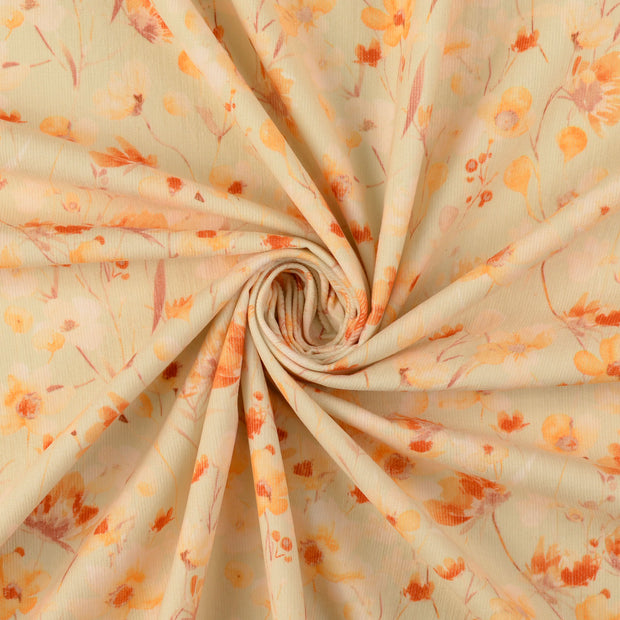 Babycord 21w fabric Beige 
