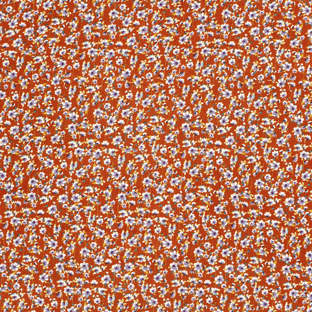 Borken Crepe fabric Brique matte 