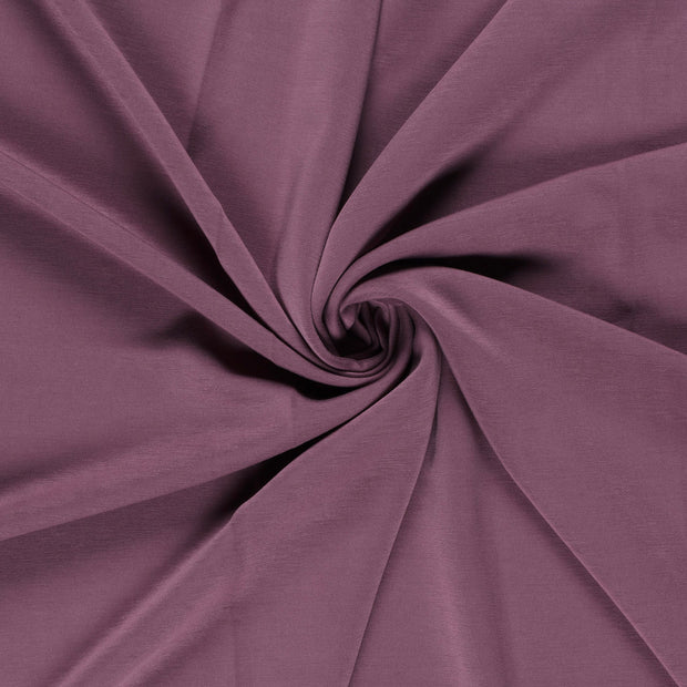 Interlock fabric Wine red stone washed 