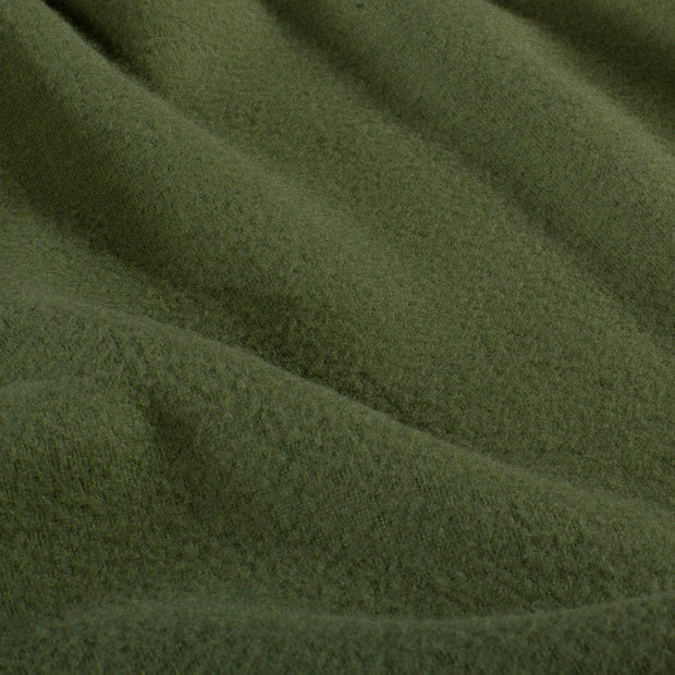Microfleece fabric Unicolour Khaki Green