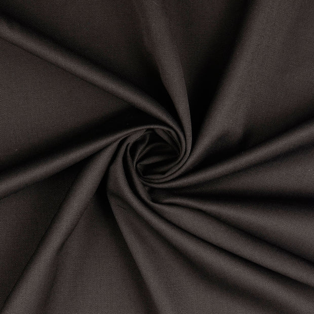 Gabardine fabric Black 