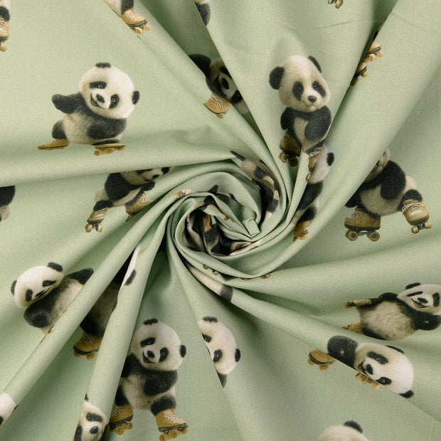 Cretonne fabric Olive Green 