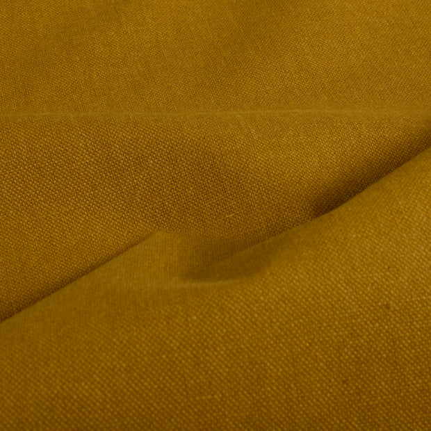 Linen Look fabric Unicolour Oker