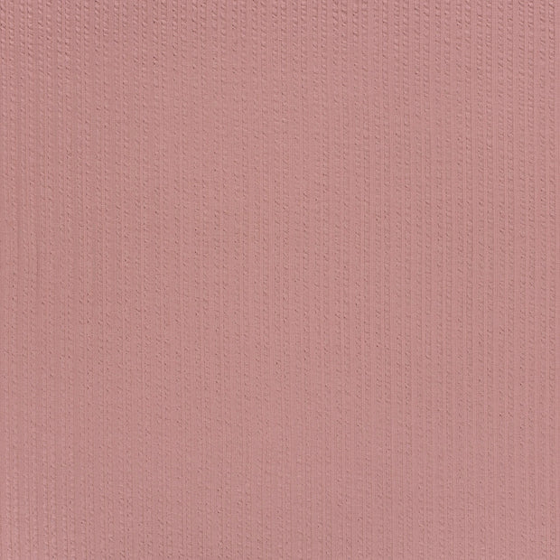 Rib Jacquard tela Mauve claro con textura 