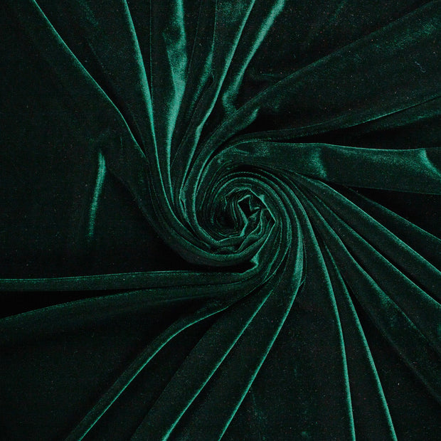 Velvet fabric Dark Green 