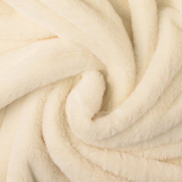 Fake Fur fabric White 