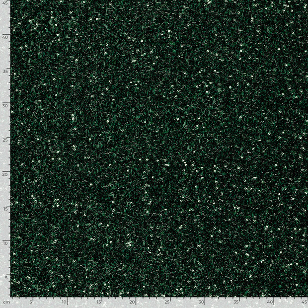 Mesh fabrik Uni Dunkelgrün