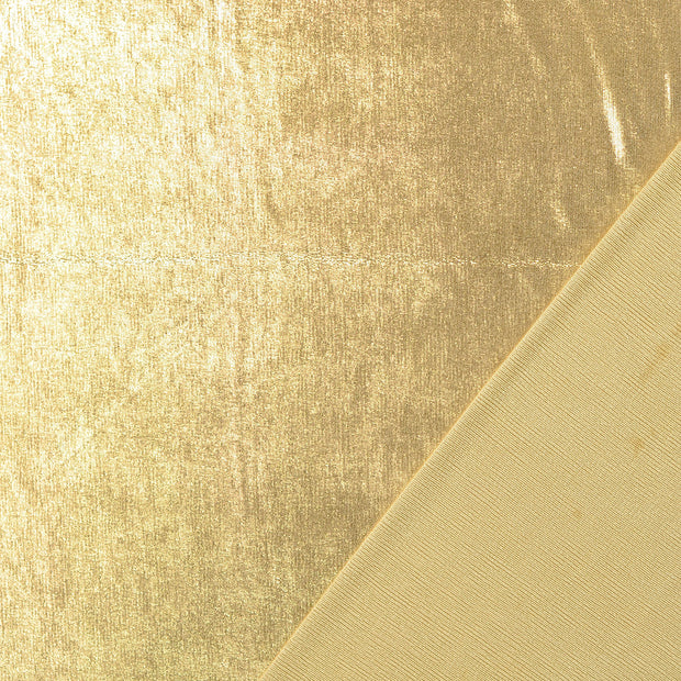 Polyester Jersey fabrik Gold Lurex 