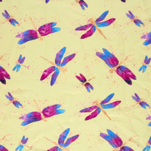 Jogging fabric Light Yellow soft 