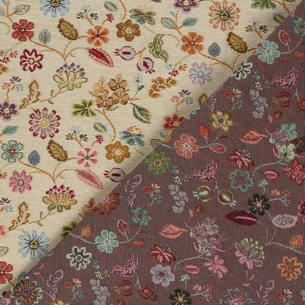 Gobelin fabric Flowers jacquard 